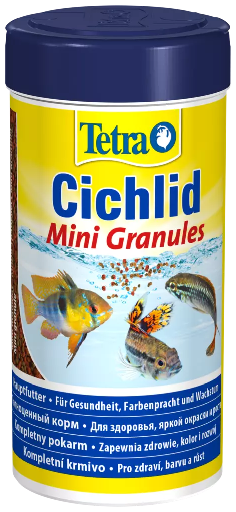 TetraCichlid Mini Granules корм для небольших цихлид в гранулах 250 мл - фотография № 1