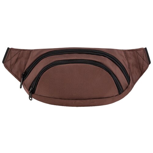 фото Сумка на пояс / street bags / sb-001-011 сумка-кошелек на пояс 22x6x12 см / шоколадный / (one size)