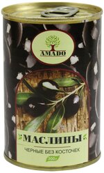 Маслины черные без косточки, Amado, 300 гр x 3 шт