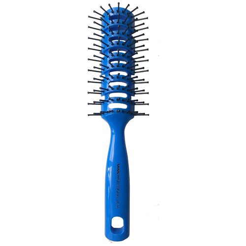 Профессиональная расческа VESS для укладки волос с антибактериальным эффектом Skelton Brush (синяя) расческа для укладки волос 21х4 5х0 5 см vess