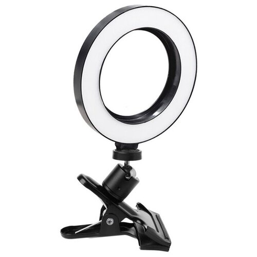 Кольцевая лампа на прищепке с шарниром диаметр 15см 99000₽