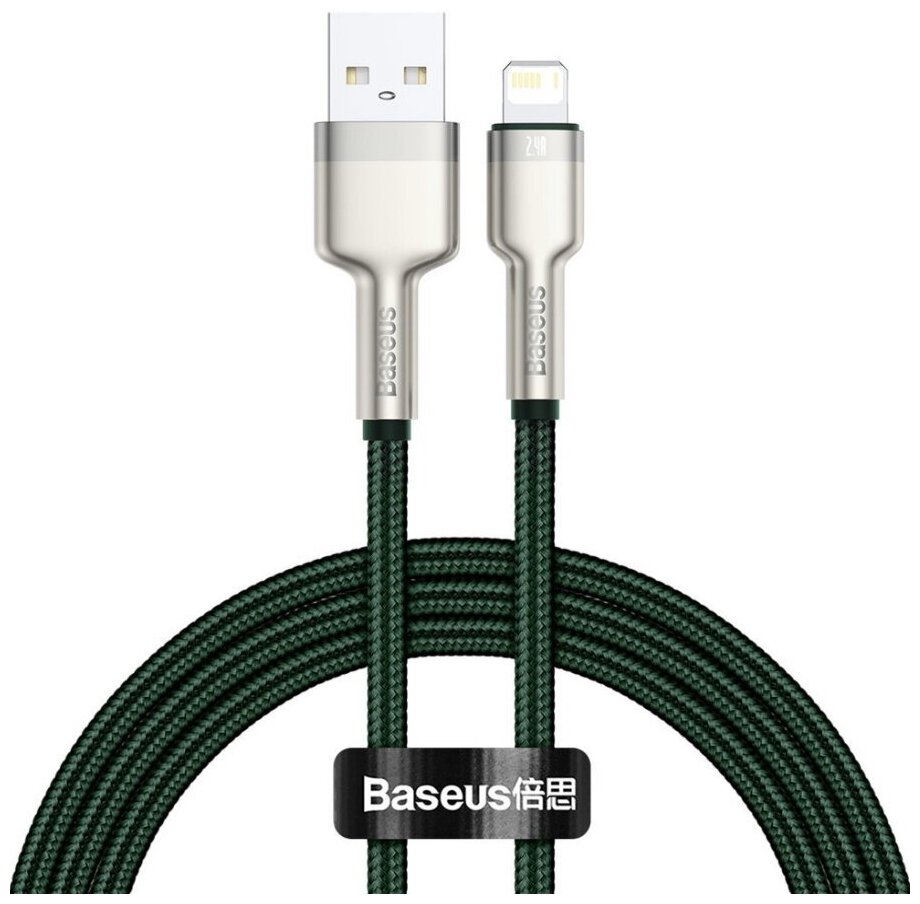 Кабель Baseus Cafule Series Metal USB - Lightning 2.4А (CALJK)