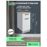 Шкаф кухонный напольный модульная кухня Ройс С1ЯШ 400 без столешницы; 10000010020 - изображение