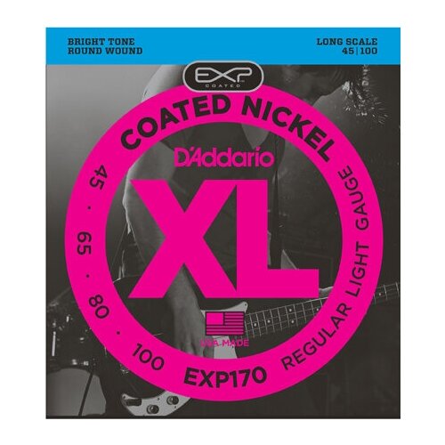 Набор струн D'Addario EXP170, 1 уп.