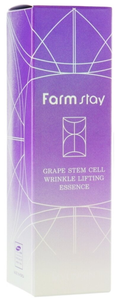 Сыворотка с лифтинг-эффектом FarmStay Grape Stem Cell Wrinkle Lifting Essence, 50мл - фото №3