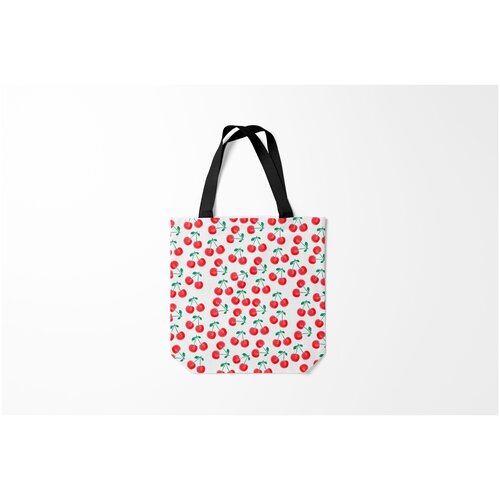 фото Сумка-шоппер / 40х40 см / популярные иллюстрации / природа вишневое настроение burnettie