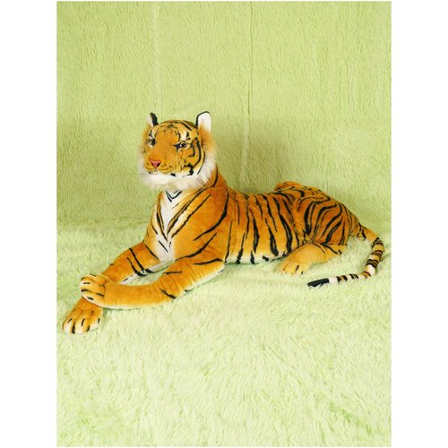 Мягкая игрушка Акимбо кит Тигр, 105 см, рыжий мягкая игрушка тигр кензо малый рыжий