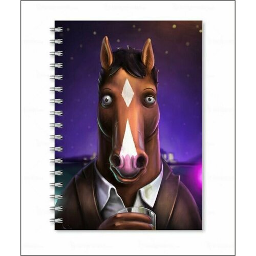 Тетрадь Конь БоДжек, BoJack Horseman №2 значок конь боджек bojack horseman 2