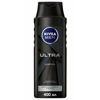 Nivea шампунь-уход Men Ultra Длительная свежесть и чистота, 400 мл