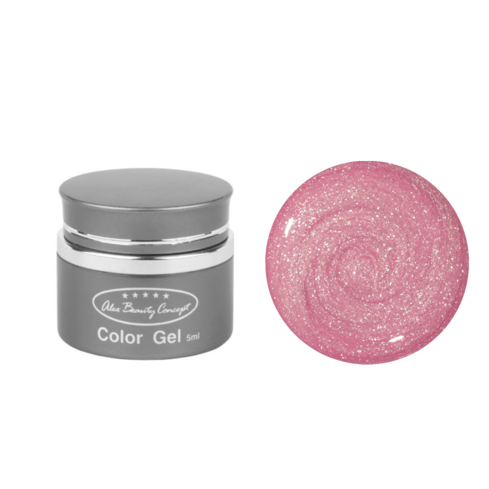 Alex Beauty Concept Гель для ногтей Srardust "Звездная пыль", 5 мл, цвет розовый 60067