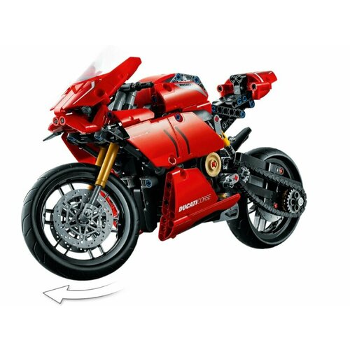 Конструктор Техник мотоцикл Ducati Panigale V4 764 детали конструктор техник мотоцикл ducati 1299 803 детали 672001