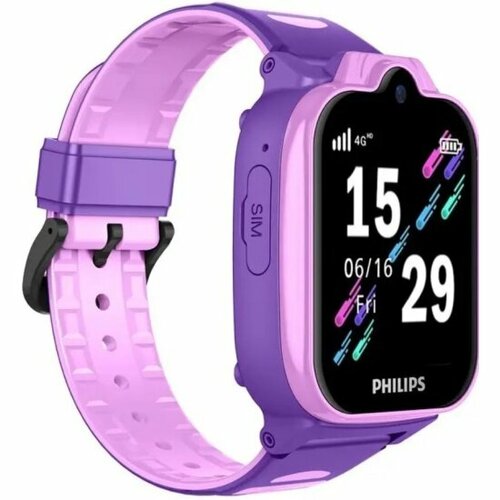 Детские умные часы Philips W6610 розовые 598400₽