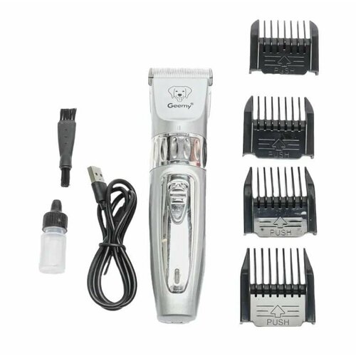 Машинка для стрижки животных GEEMY GM-635 серебристый 120000₽