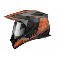 Шлем MT SYNCHRONY DUO SPORT TOURER (S, Matt Platinum Black Orange)