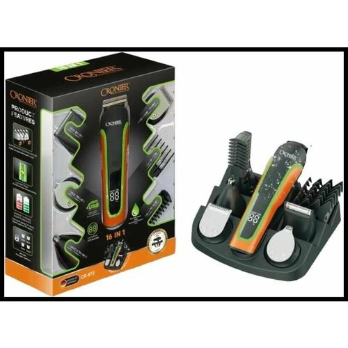 Триммер для стрижки 5 в 1 Cronier CR-872 триммер для волос набор для волос многофункциональный набор для стайлинга 409500₽