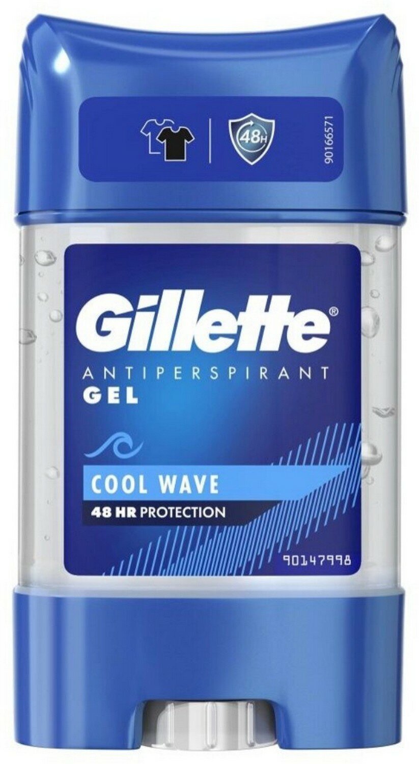 Гелевый дезодорант-антиперспирант Gillette Cool Wave, 70 мл - фото №15
