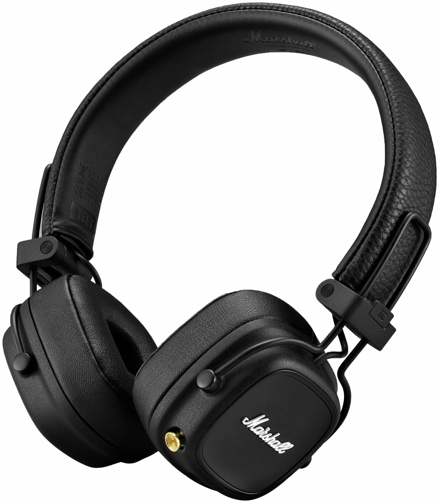 Беспроводные наушники Marshall Major 4 black, накладные, Bluetooth 5.0, 80 ч работы, RGB-подсветка