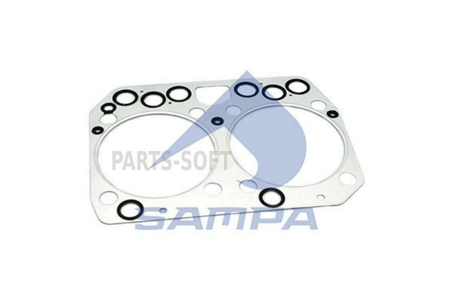 фото SAMPA 022.238 Прокладка головки блока MAN дв. D0826,0824 (на 2 цилиндра) SAMPA