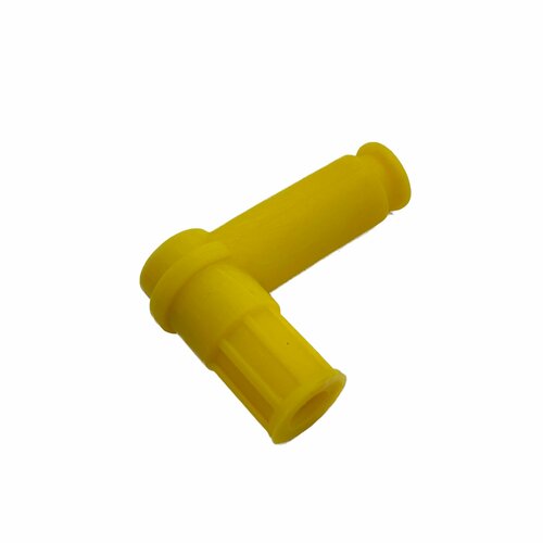 Свечной колпачок для питбайка, силикон - желтый