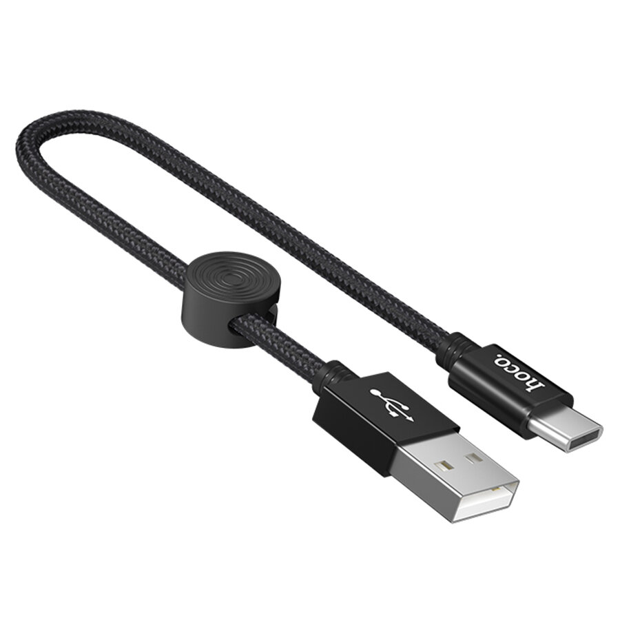 Кабель USB HOCO X35 Premium USB - Type-C, 3A, 25 см, черный