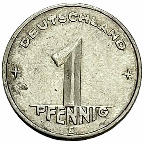 ГДР 1 пфенниг 1952 г. (E) монета германия гдр 1 пфенниг 1960 год 5