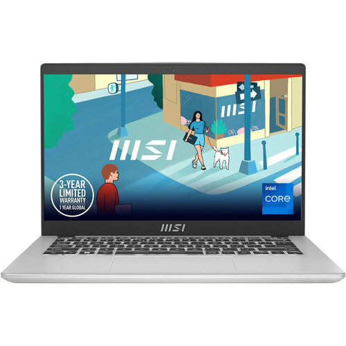 Ноутбук MSI MS-14J1 Modern 14 C13M-845XBY 9S7-14J111-845 14 FHD IPS 60Hzi3-1315U16GBSSD512GBIntel UHDWhite BacklitDOSUrban Silver 6062700₽