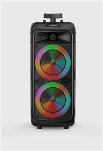 Изображение товара Портативная колонка BT SPEAKER ZQS-8211 Bluetooth, с микрофоном для караоке, FM, MP3 и подсветкой