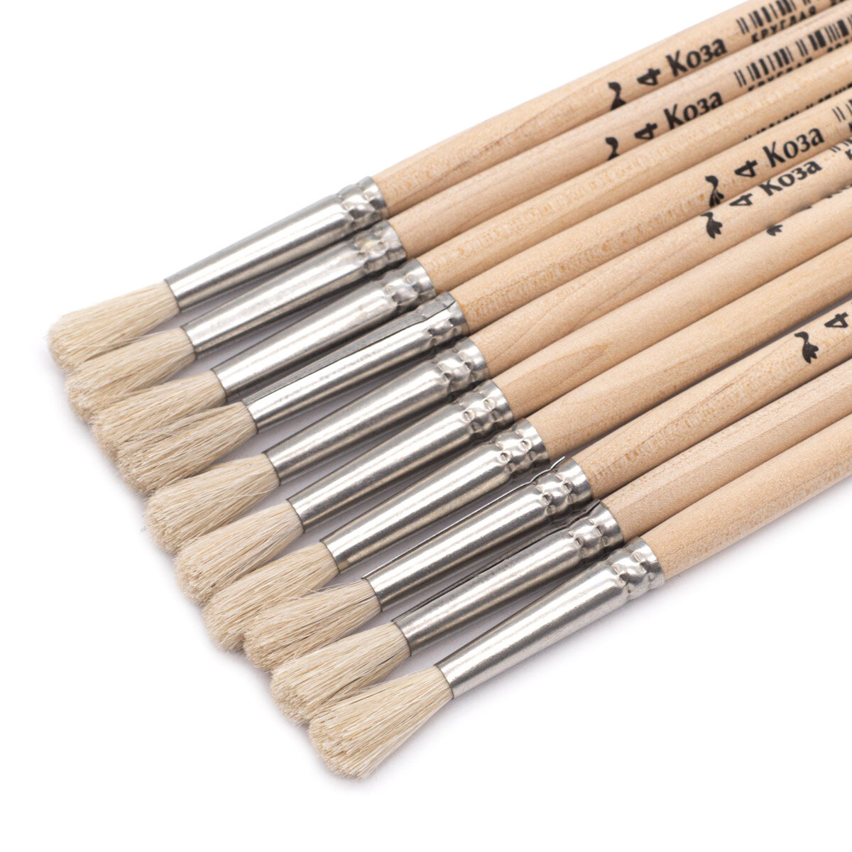 фото КК-04064 Кисть школьная из волоса козы №4, 10шт/уп, Артком