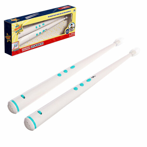 Электронные барабанные палочки Рокстар звуковые световые эффекты 1440₽