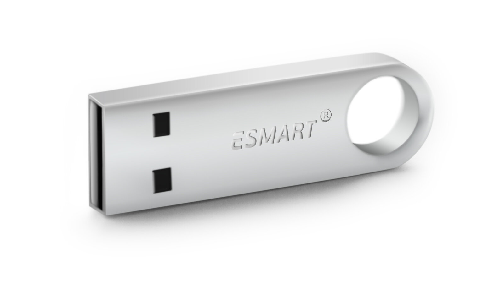 Токен для ЭЦП в налоговую ESMART Token ГОСТ USB 64K Metal, серебристый