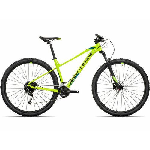 Горный велосипед Rock Machine Torrent 20-29, год 2024, цвет Желтый-Синий, ростовка 19