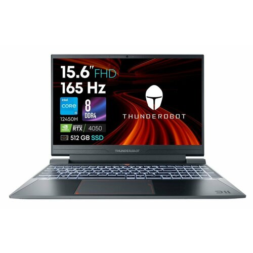 15.6" Ноутбук Thunderobot 911 X Wild Hunter G2, Intel Core i5 12450H/8 ГБ/SSD 512 ГБ/ RTX 4050 6 ГБ
