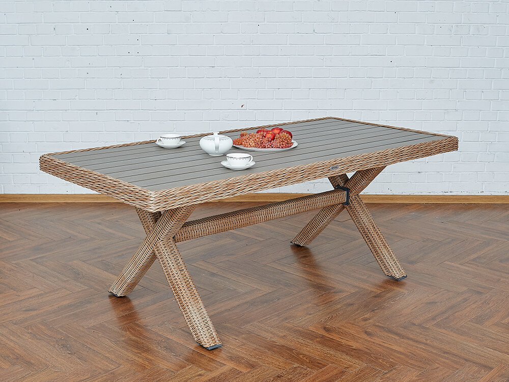 фото Обеденный стол ROYAL FAMILY ISABELLA Серый