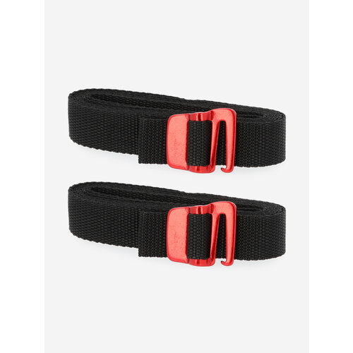 Стропа багажная с пряжкой Outventure, 2 шт, 150 см Черный; RUS: Б/р, Ориг: one size