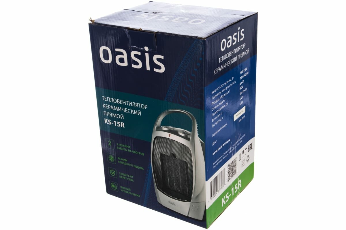 Oasis Тепловентилятор KS-15R 4670004377116