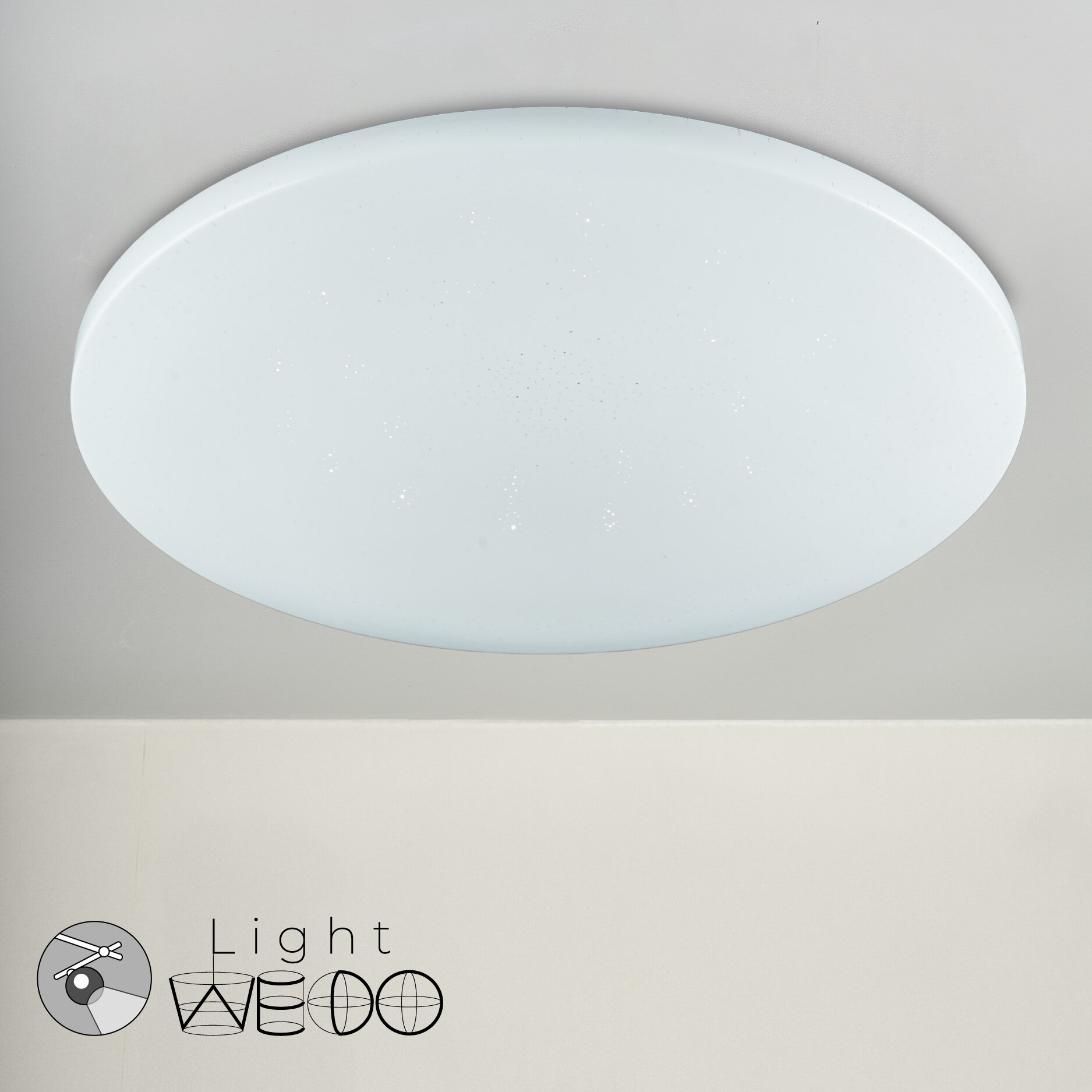 Люстра потолочная светодиодная для кухни в спальню с пультом WEDO LIGHT