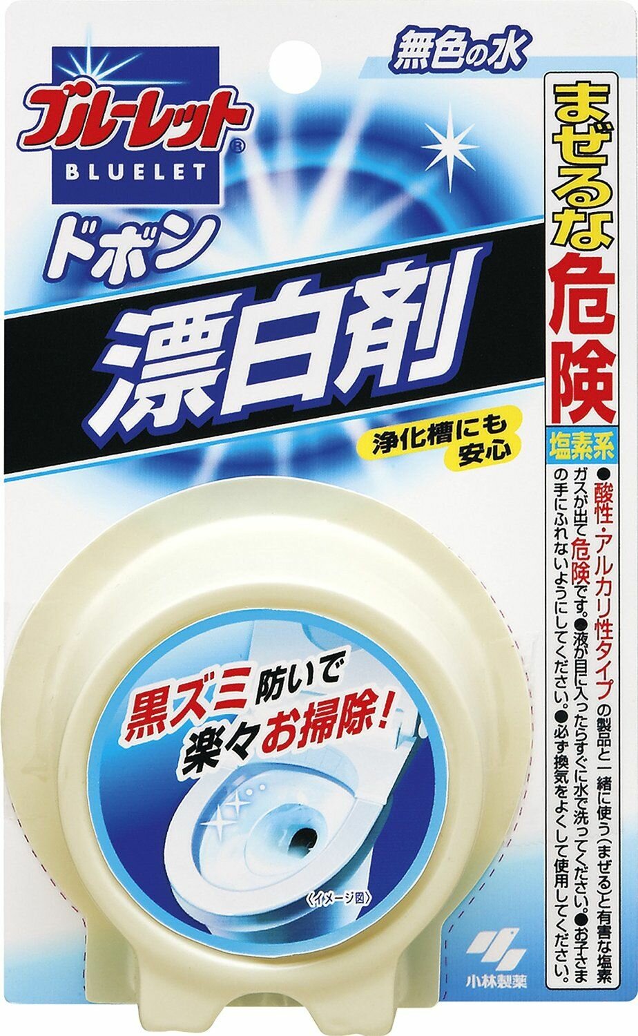 Oчищающая и дезодорирующая таблетка для бачка унитаза Kobayashi c отбеливающим эффектом