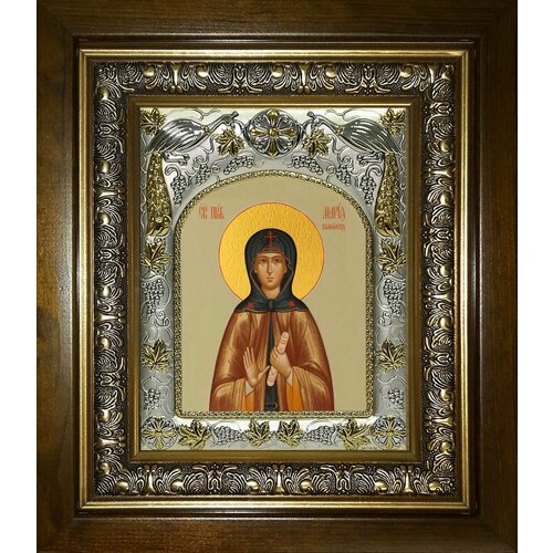преподобная мария вифинская икона на доске 7 13 см Икона Мария Вифинская Святая преподобная