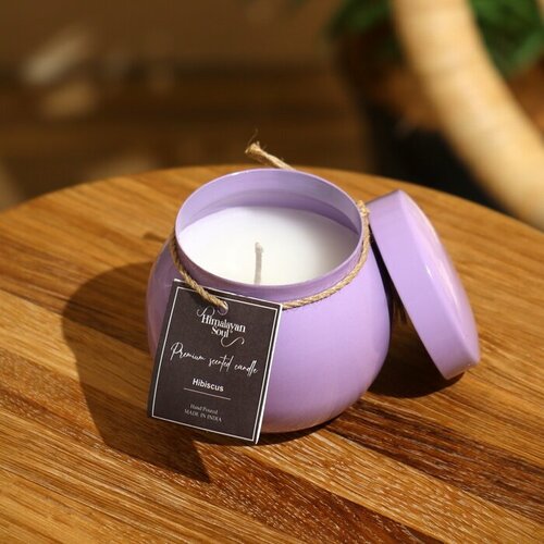 Свеча ароматическая в баночке 150 гр парафин hibiscus 749₽