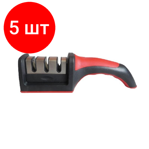 Комплект 5 штук Точилка для ножей пластиковая крас ТМ Appetite 10113₽