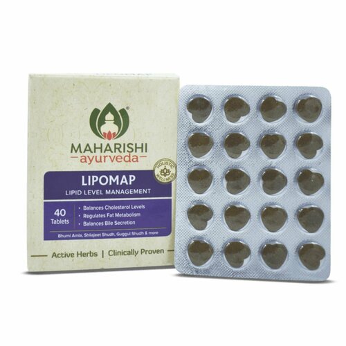 Липомап Maharishi Ayurveda для снижения уровня холестерина (Lipomap), 40 шт