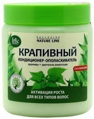 Iris cosmetic nature line Кондиционер-ополаскиватель крапивный 500мл, 2 уп