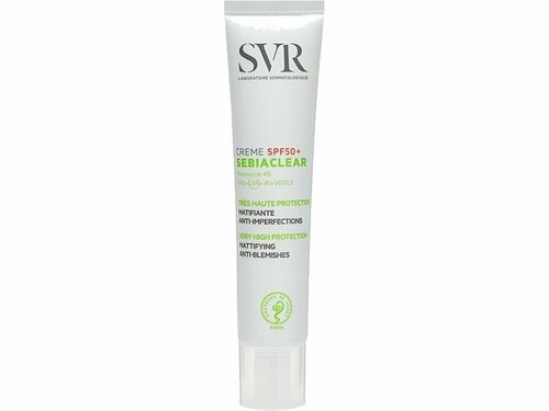 Матирующий крем для лица SPF50+ SVR SEBIACLEAR