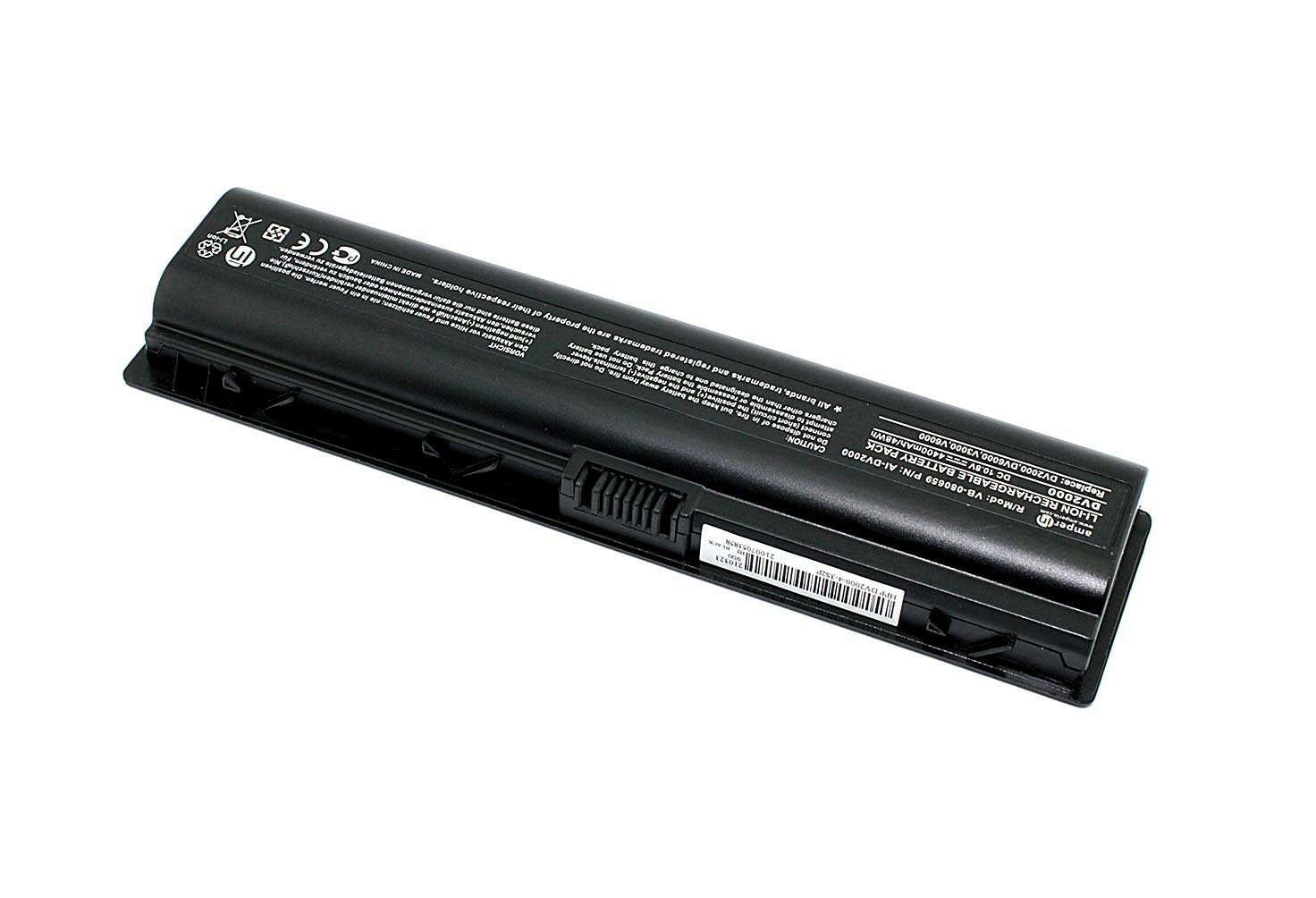 Аккумуляторная батарея Amperin для ноутбука HP Pavilion DV2600 10.8V (4400mAh)