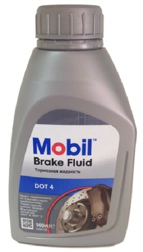 Тормозная жидкость Mobil Brake Fluid DOT 4 0.5л