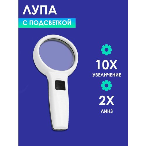 Лупа с большой линзой