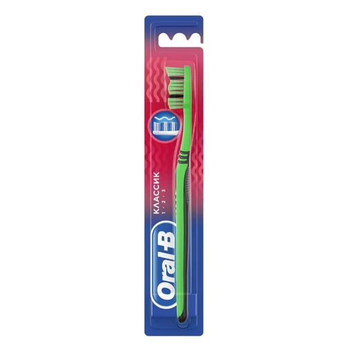 Зубная щетка Oral-B 123 Medium Классик 40, 1 шт.