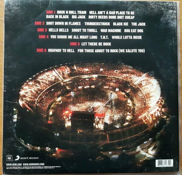 AC/DC Live at River Plate Виниловая пластинка Sony - фото №16