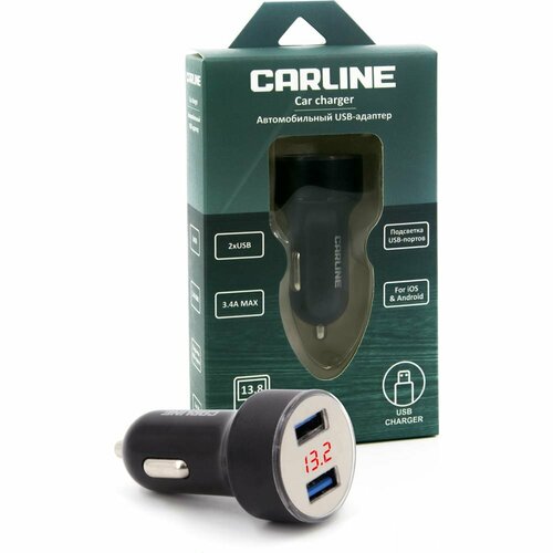 Автомобильный адаптер CARLINE CH-2U-VM 1594₽