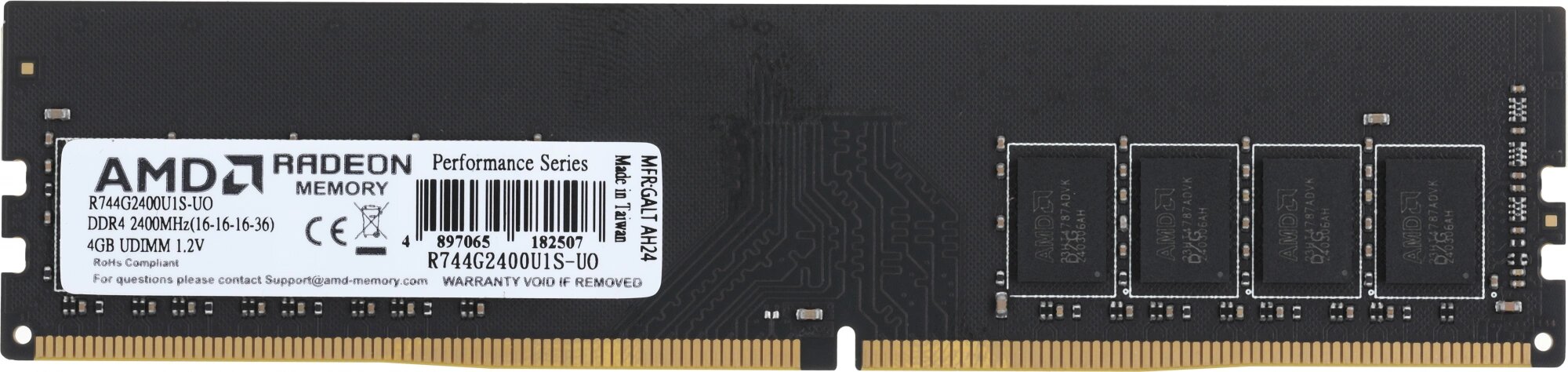 DIMM DDR4, 4ГБ, AMD - фото №15